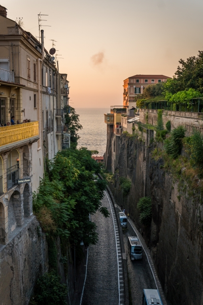 Couché de soleil à Sorrento
